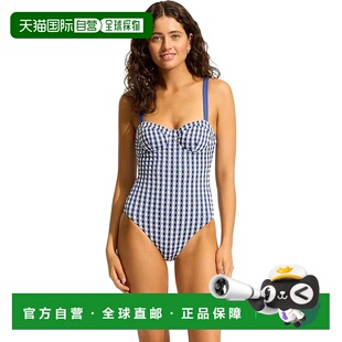 Piece Women 自营Seafolly Spaghetti One Ultramarin Bella