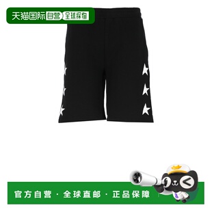 1h可退 香港直邮GOLDEN GOOSE 男士 Goose 金色黑色短裤 GMP00878