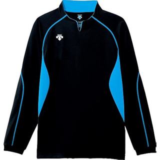 【日本直邮】迪桑特 排球 兼用 长袖运动衫 DSS-4410 黑×P蓝 XO