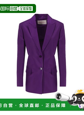 1h可退 香港直邮Valentino 华伦天奴 女士 單排扣修身 Balzer XB0