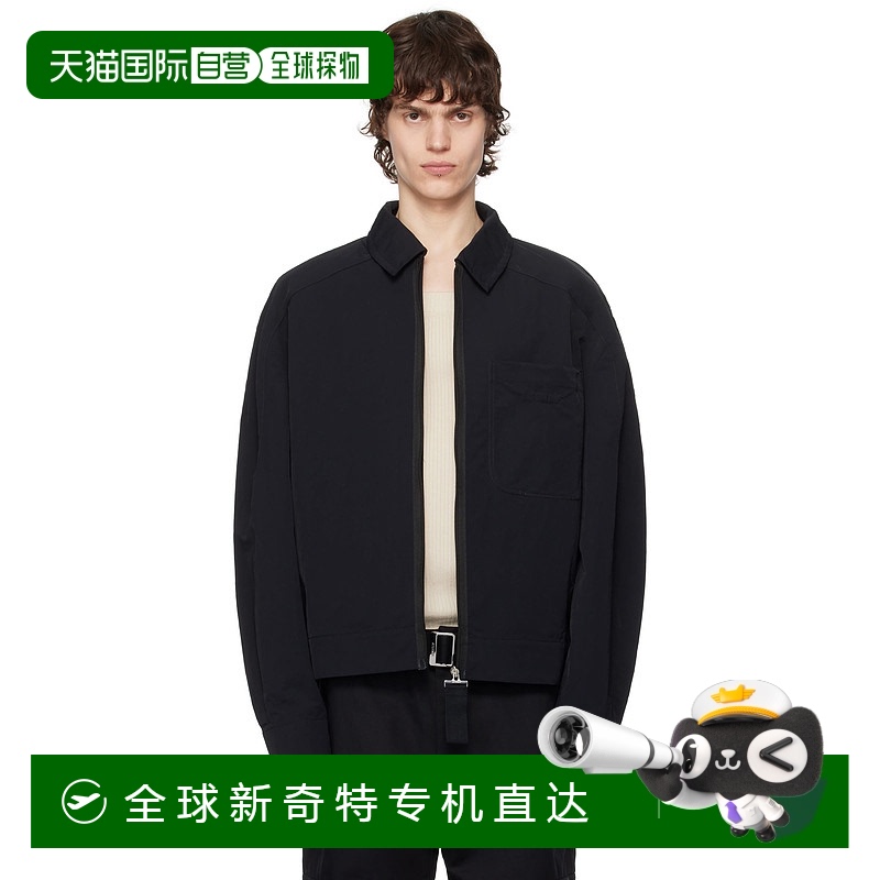 香港直邮潮奢 Jacquemus 男士 黑色 The Linu 夹克 23H245BL01315