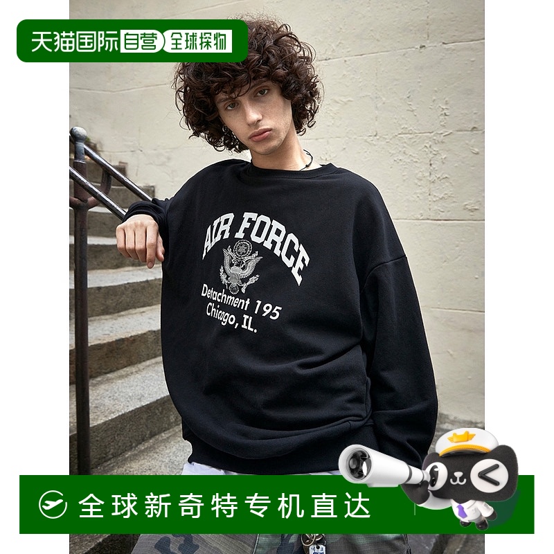 韩国直邮FLUKE 空军运动衫 FMT3076 4 色时尚百搭潮牌高级感正品