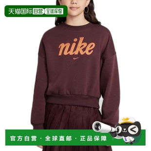 宽松舒适时尚 日本直邮Nike Fleece Club 柔软圆领套头 Sportswear