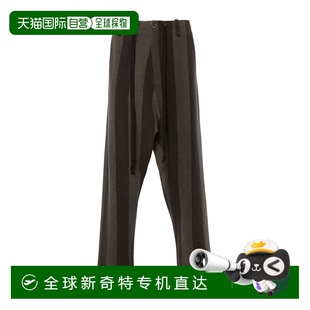 休閑褲 香港直郵UMA WANG 男士 AW2024羊毛 UM3513UW086GREYBROWN