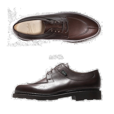 韩国直邮Paraboot休闲鞋男款黑色系带平底圆头舒适经典7051 12