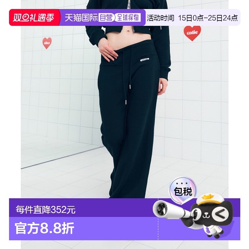 韩国直邮AS IF CALIE女士女装休闲裤CA25APT002BKF CALIE HEART PA