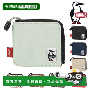 CH60 日本直邮Chums 型拉链钱包 迷你钱包紧凑型再生 3996适用