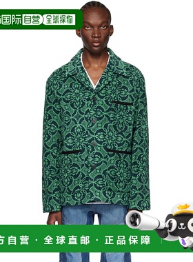 1h可退 香港直邮潮奢 Marine Serre 男士 绿色 Towels 夹克 J106S