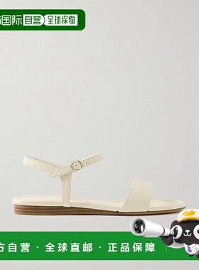 香港直邮Gabriela Hearst 女士 Alexi 皮质凉鞋 4248527SN001CRM