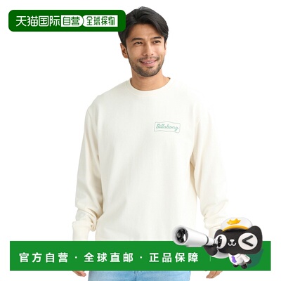 1h可退 日本直邮BILLABONG 男女同款 SIGN LOGO 纯棉卫衣 BG01100