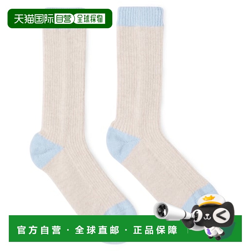 1h可退 香港直邮潮奢 Bonpoint 男童 x Guest 羊绒混纺袜子(Resid