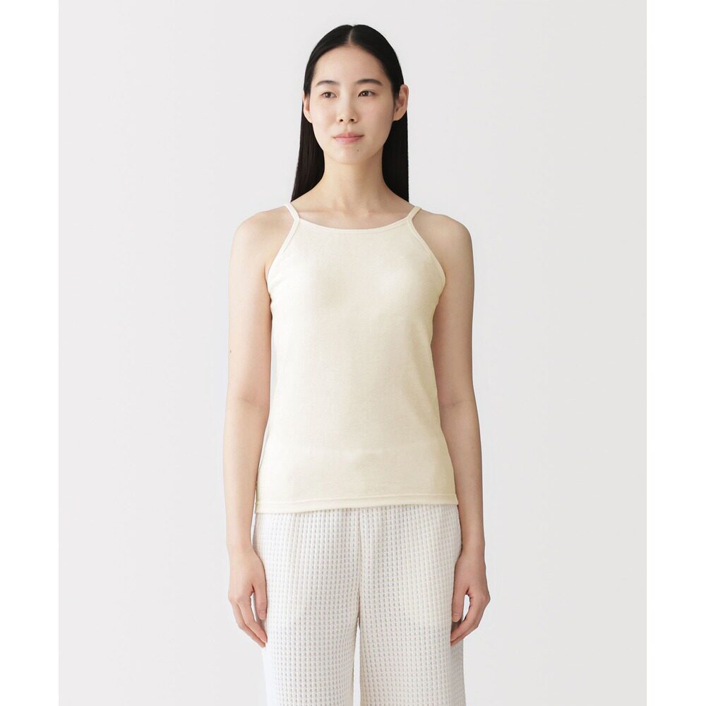 日本直邮MUJI 女士 柔滑毛圈背心式文胸内衣 4548076774198吊带