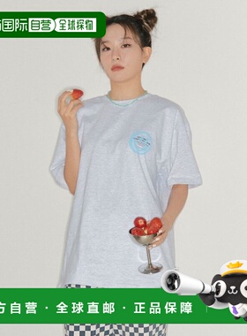 韩国直邮IST KUNST 上衣T恤 IK2CMMT500ALG正品高档舒适透气百搭