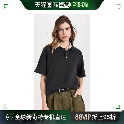 香港直邮潮奢 commission 女士 Ivy 斜裂口Polo衫 COMMI30025