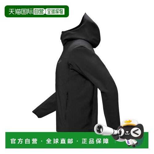 香港直邮Arc'teryx 男士户外软壳衣 X000008485BLAC支付后1h可退