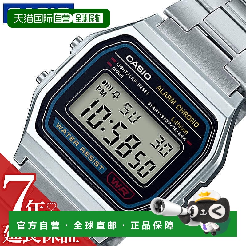 日本直邮卡西欧手表 CASIO手表 标准石英电池供电 A158WA-1JH 男