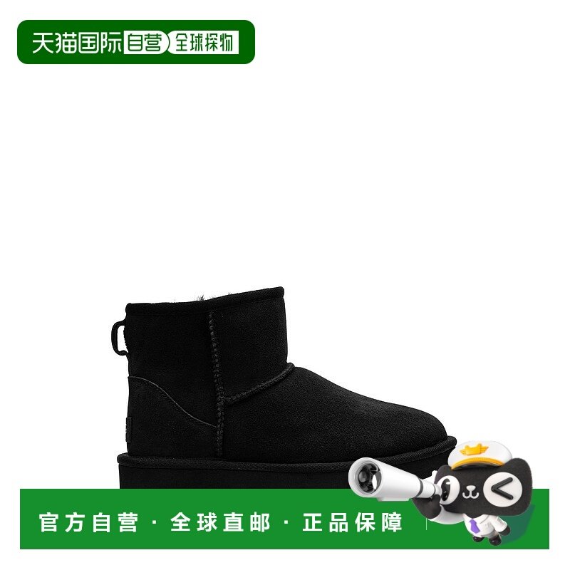 自营 UGG 女士靴子1016222BLK短靴雪地靴经典