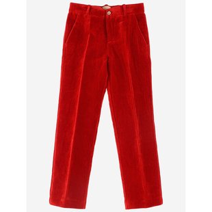 红色 GUCCI AW2022 667712XWAL16203 Trousers 男童长裤