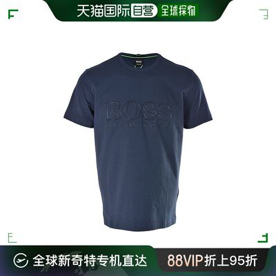 香港直邮HUGO BOSS 雨果博斯 /男士LOGO纯色弹力棉短袖POLO衫TEEL