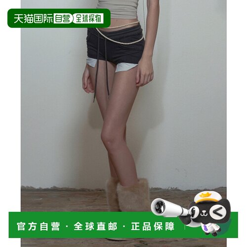 韩国直邮SCULPTOR美式复古街头辣妹潮牌新款短裤SC24S437NMCH