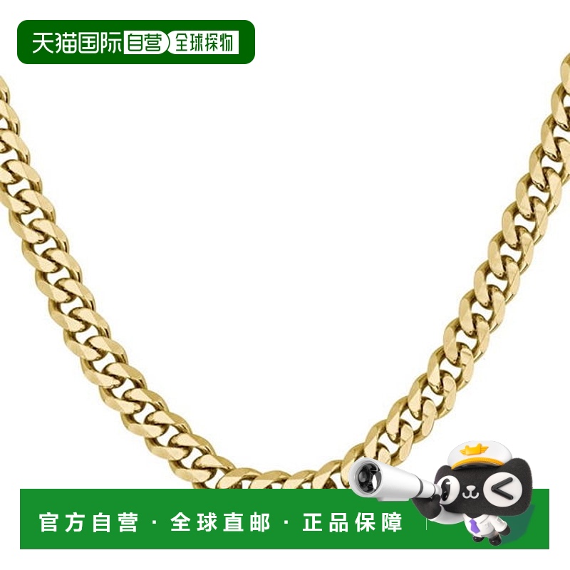 1h可退 香港直邮潮奢 BOSS 波士 男士 Gents Cuban for Him 链条