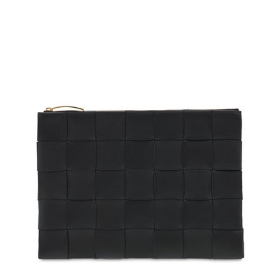 Bottega Veneta 葆蝶家 女士 Intreccio中号纳帕皮手拿包