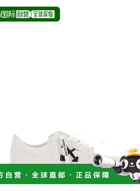 1h可退 香港直邮off-white 女士 灰白色圓頭繫帶運動鞋 OWIA28HF2