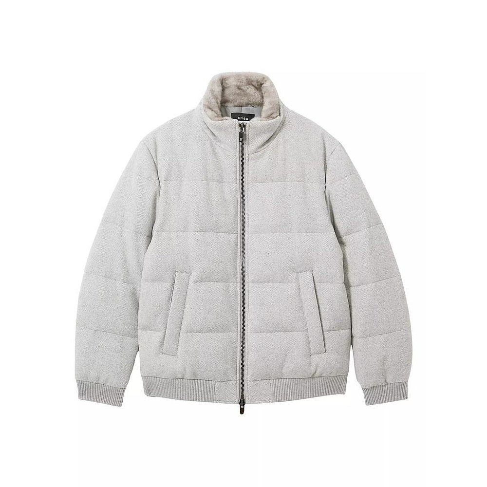 【美国直邮】reiss 男士 羽绒服立领羊毛大衣高端流行 休闲时尚