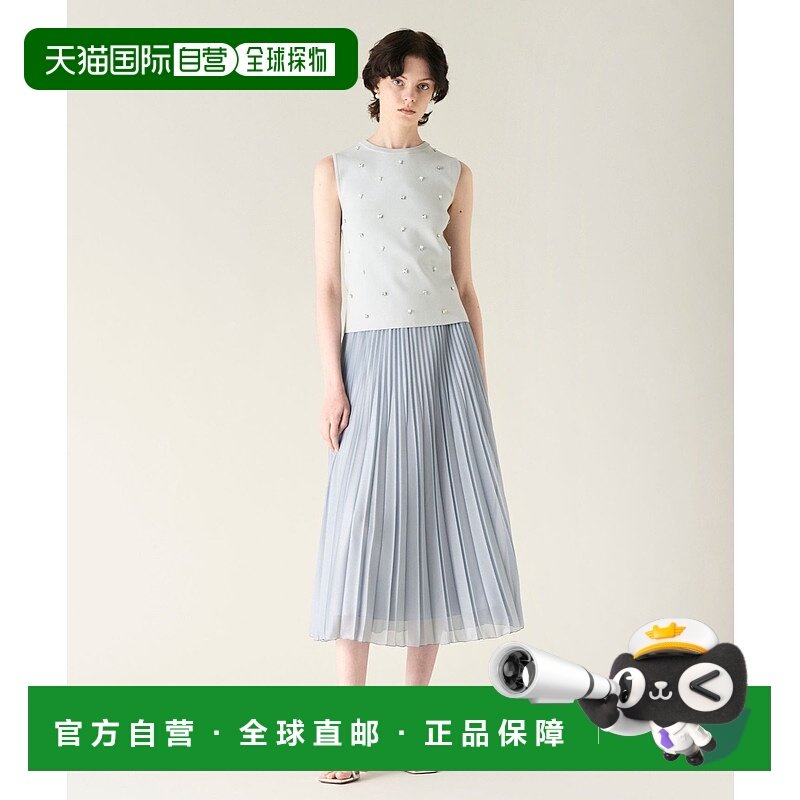 1h可退 日本直邮GRACE CONTINENTAL 女士无袖珠饰针织上衣 012434