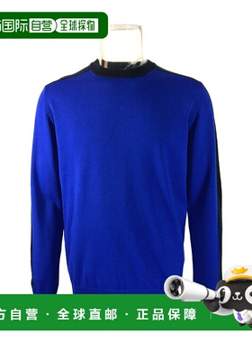 香港直邮KENZO 男士针织毛衣 F565PU2013AE75 AW2021 蓝色 长袖针
