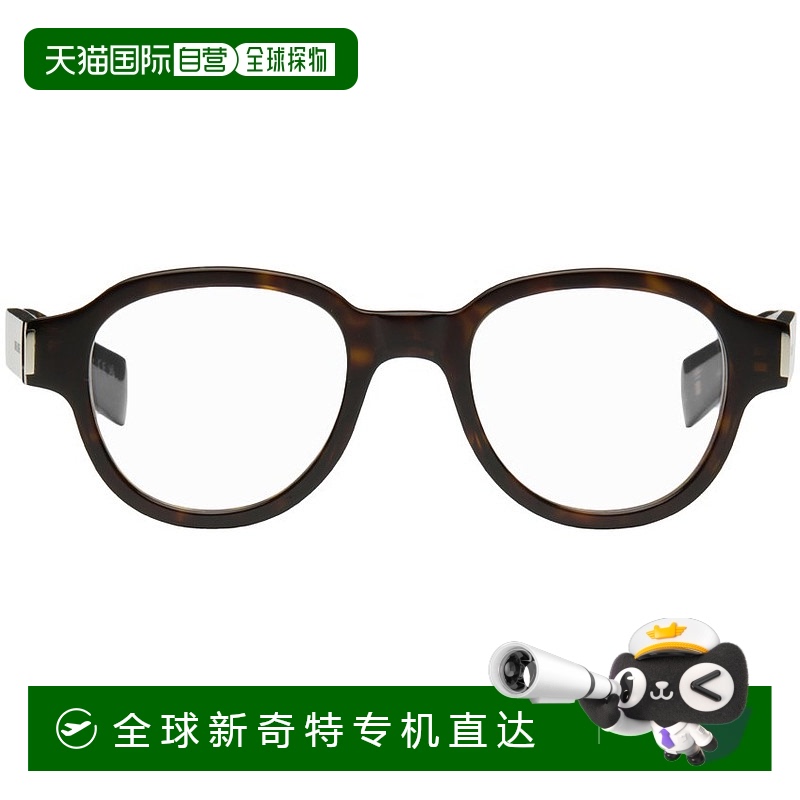 香港直邮潮奢 Saint Laurent 圣罗兰 男士 棕色 SL 546 眼镜 SL54