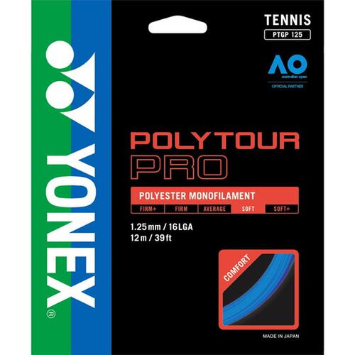 日本直邮YONEX 硬质网球肠 Polytour Pro 125 PTGP125-002