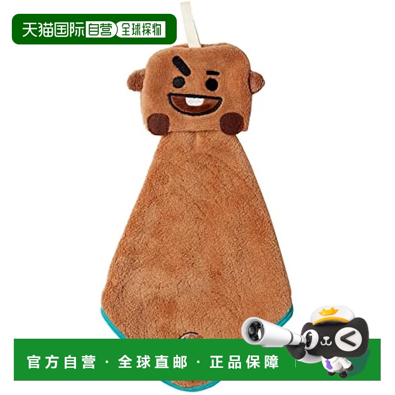 【日本直邮】丸真 环形毛巾 细纤维 BT21 吉祥物 SHOOKY BT21
