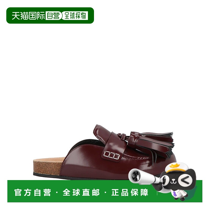1h可退 香港直邮J.W. Anderson 女士 Mules 木屐 red红色 舒适时
