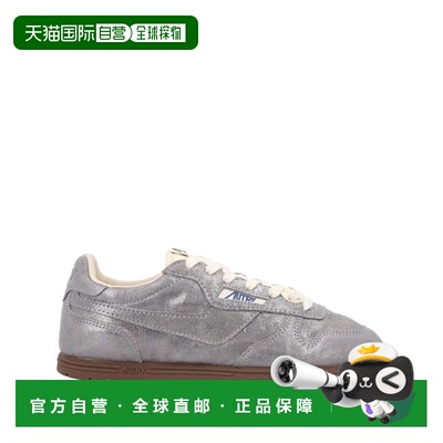 1h可退 香港直邮AUTRY 女士 WINDSPIN 绒面革运动鞋 WSLWOY01SILV