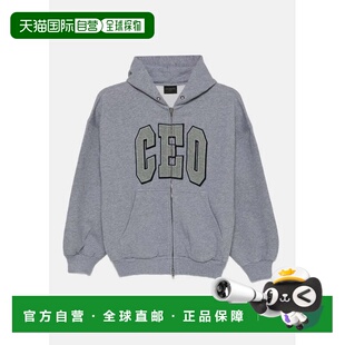 Heather Grey CEO Team Logo Hoodie