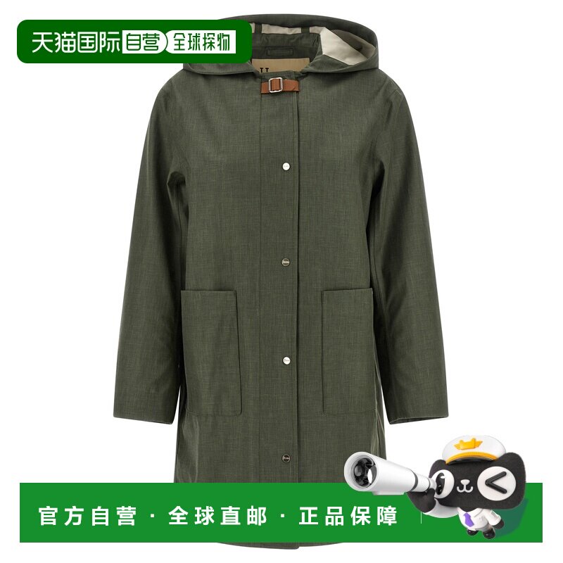 1h可退 香港直邮HERNO 女士大衣 GC000546D171507730 SS2026 绿色