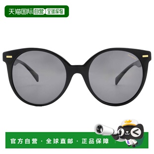 自营Versace Polarized Grey Round Ladies Sunglasses VE4442 GB
