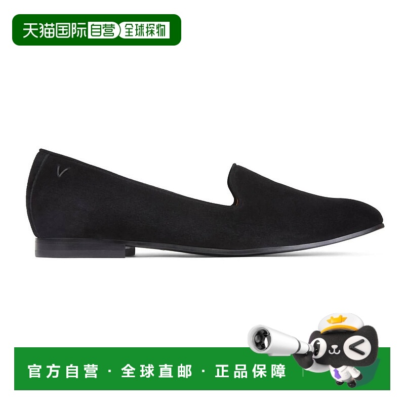 自营vionicWomen’S Willa Slip On Flat Shoes In Black Suede -
