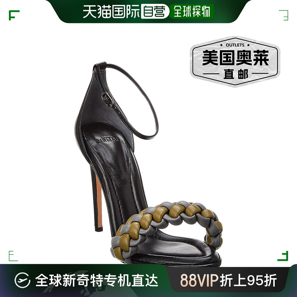 Alexandre Birman Francis 100 皮革凉鞋 - 灰色 【美国奥莱】直 女鞋 时装凉鞋 原图主图