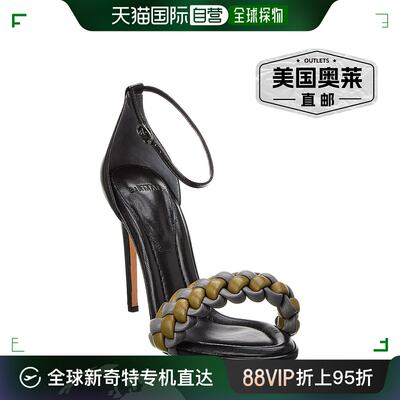 Alexandre Birman Francis 100 皮革凉鞋 - 灰色 【美国奥莱】直