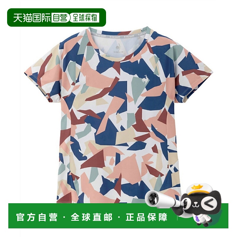日本直邮 le coq sportif Aile forme 女士图形游戏网球衫 LN4FHT