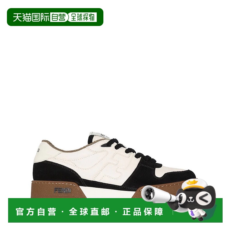 1h可退 香港直邮FENDI 女士运动鞋 8E8252AHH21 CO 黑色 Fendi Ma