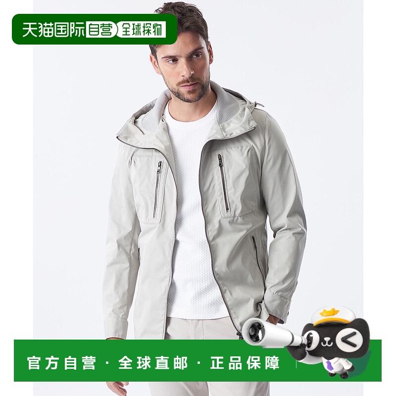 1h可退 日本直邮EPOCA UOMO 男士光泽感轻盈立领夹克 M1F11503__
