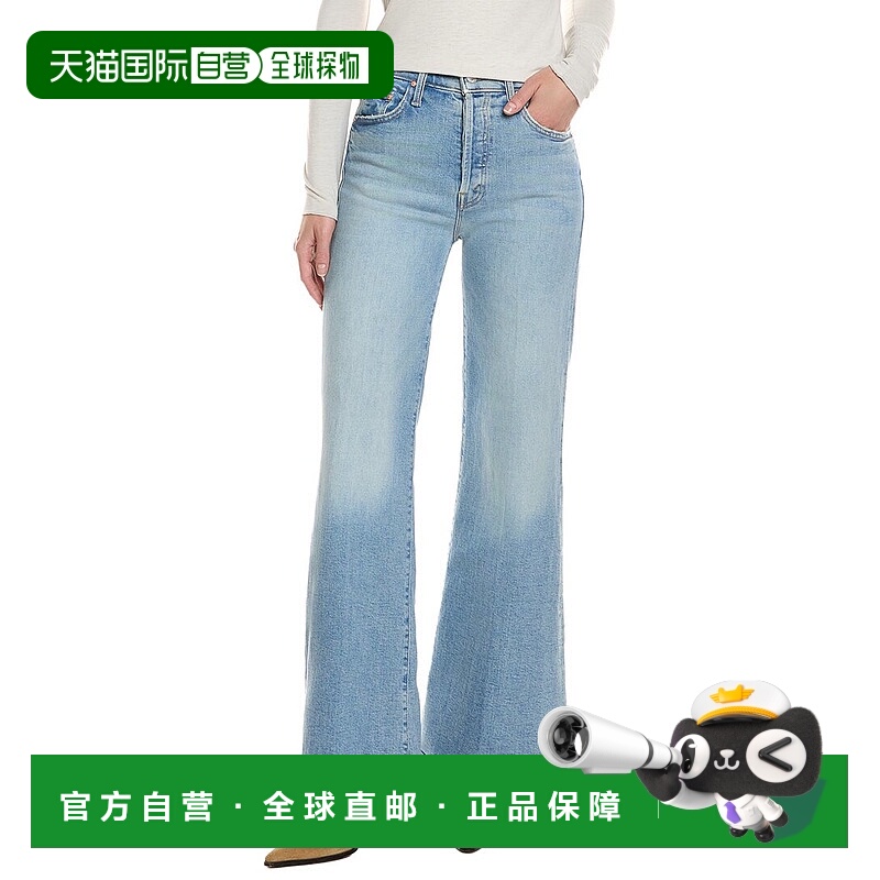 自营MOTHER The Tomcat Roller Confess Jean - blue 美国奥莱直