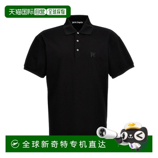 palm Monogram 自营 angels 美国奥莱直发 Polo衫 黑色