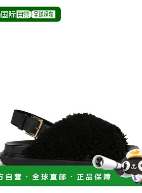 香港直邮MARNI 女士凉鞋 FBMS005801P9093 AW2024 黑色 Marni Fus