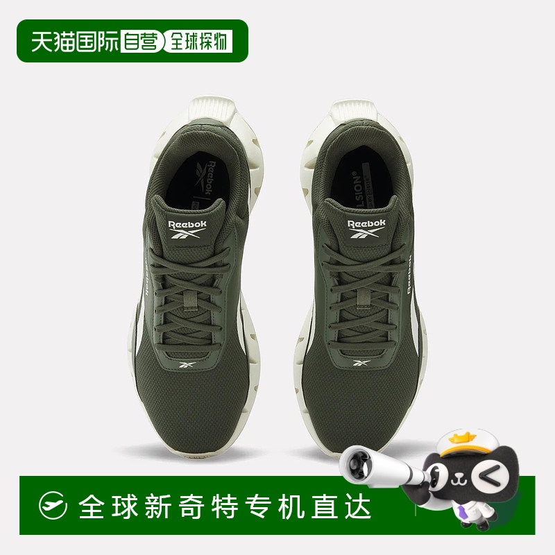自营 reebok锐步Zig Dynamica Str中性鞋-粗砂绿/白垩色 【美国奥