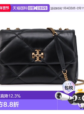香港直邮TORY BURCH汤丽柏琦女款Kira品牌徽标绗缝设计斜挎单肩包