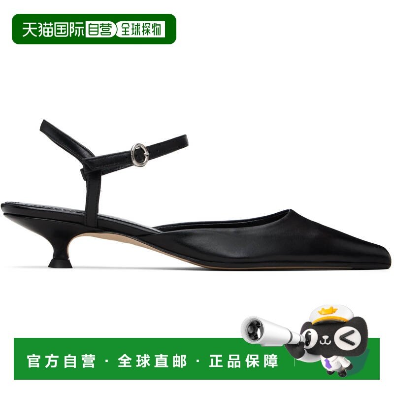 1h可退 香港直邮aeyde 女士 黑色 Colette 低跟鞋 A11PU067100100,女鞋,浅口单鞋,淘宝优惠券,粉丝福利购,淘宝优惠卷